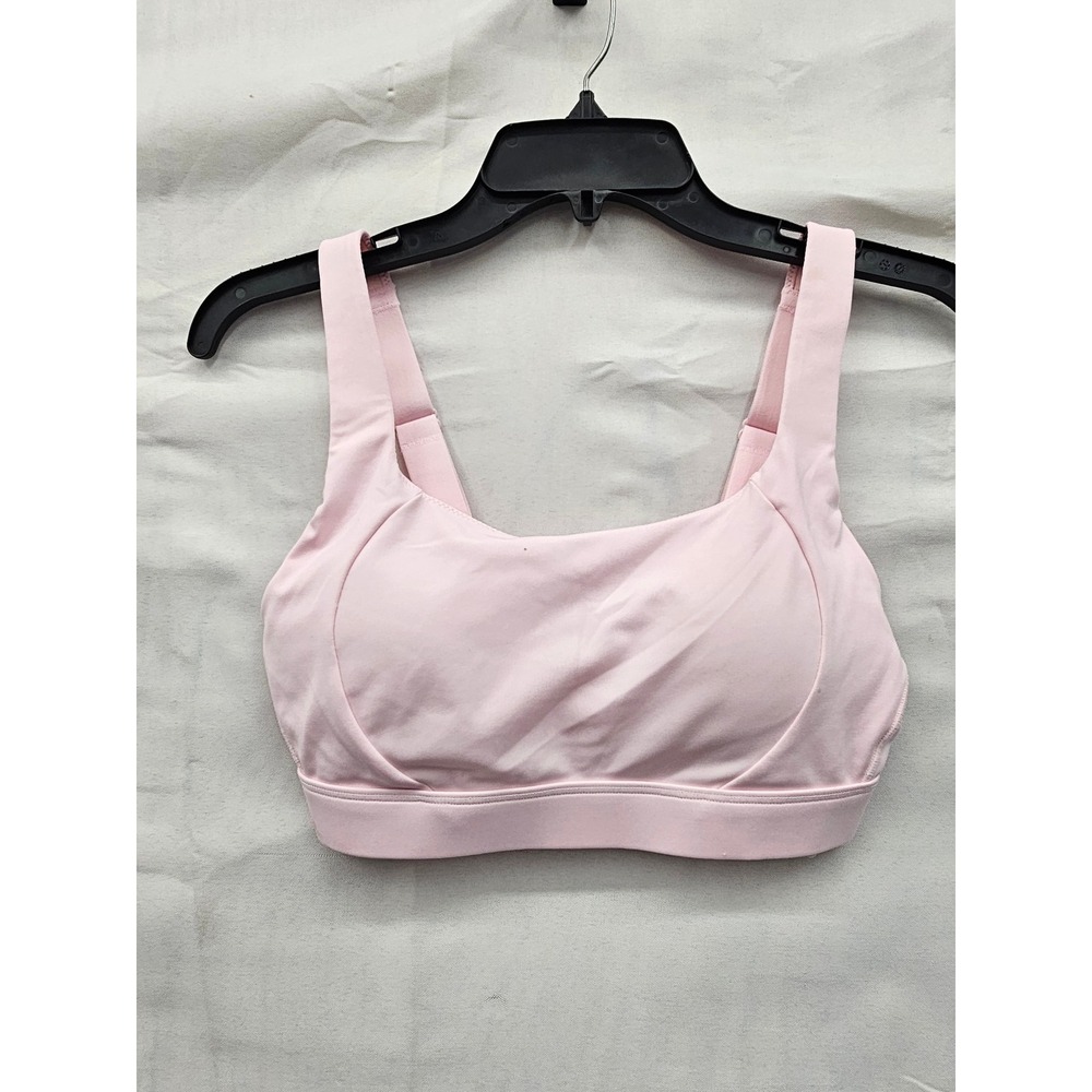 All in Motion Womens Pink Sports Bra Polyester Blend Workout Size XS